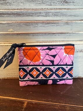 Vera Bradley Mod Floral Pink Zip Pouch